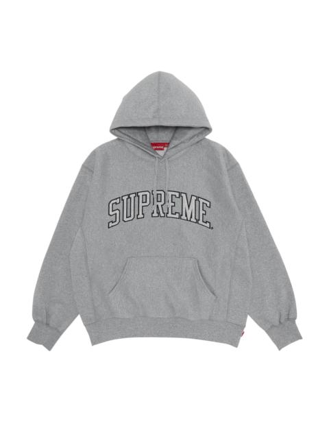 Supreme Rhinestone Shadow Hooded Sweatshirt Black