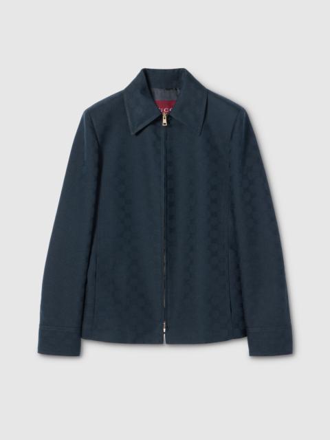 GUCCI GG cotton gabardine zip jacket