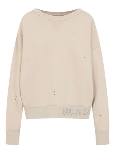 Maison Margiela logo-print sweatshirt