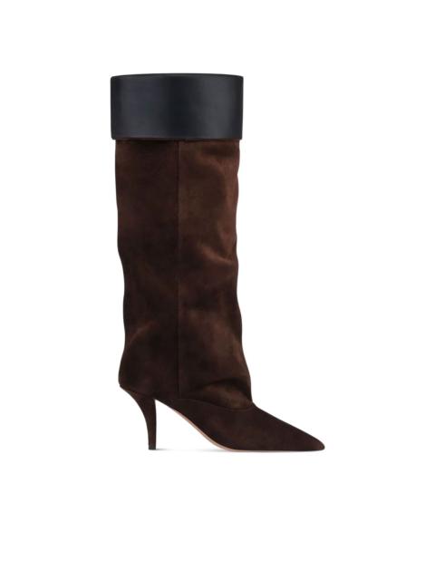 75mm suede boots