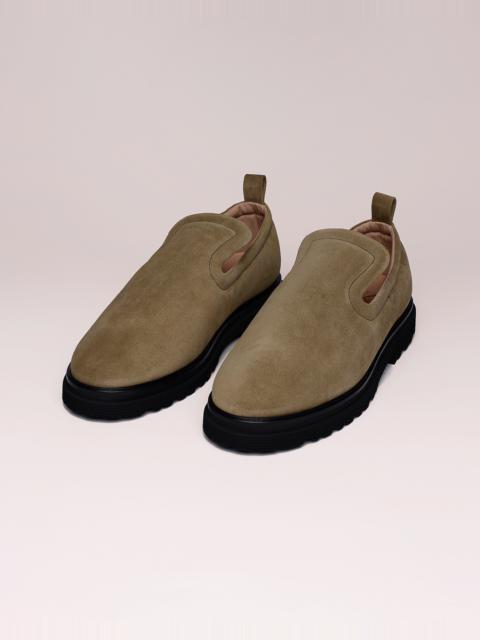 Nanushka SEAN - Padded suede loafers - Sand