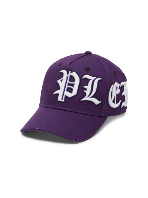 PHILIPP PLEIN logo-embroidered cotton baseball cap