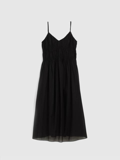 Madewell Ruched V-Neck Sleeveless Maxi Dress