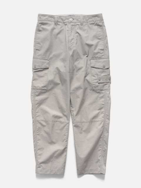 Stone Island Ghost Piece Cotton Cargo Trousers Dust Grey