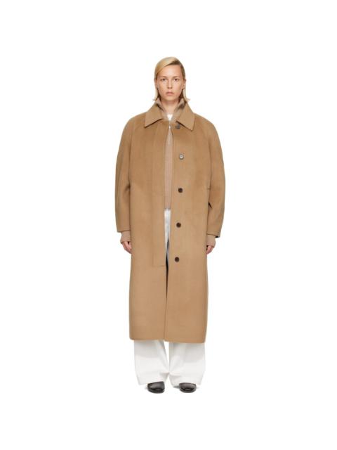 RÓHE Tan Double-Faced Wool Padded Coat