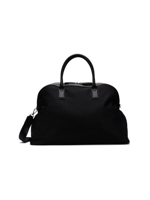 NOTHING WRITTEN Black Nylon Boston Tote