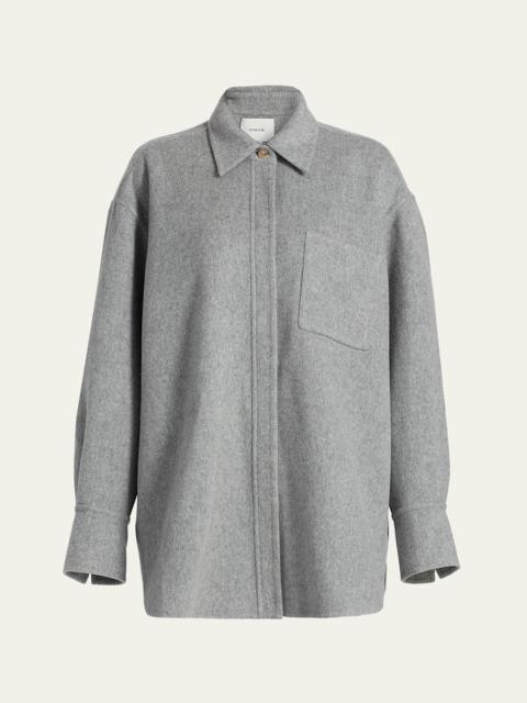 Vince Double-Face Wool & Cashmere Shirt Jacket