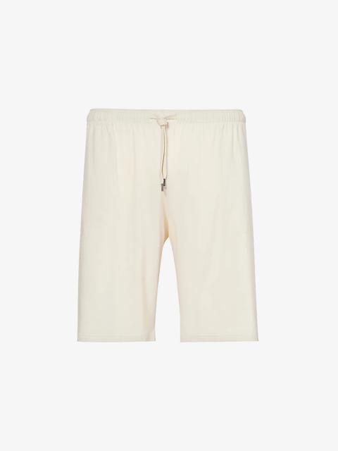 Basel relaxed-fit stretch-woven pyjama shorts