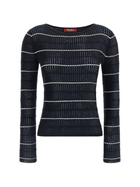 Max Mara Studio Pedone ribbed striped sweater