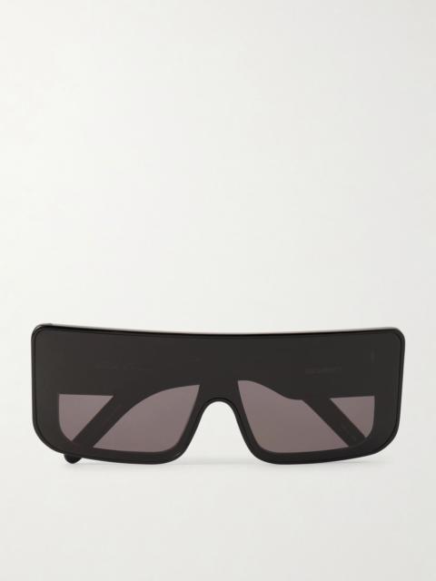 Rick Owens Documenta square-frame sunglasses Black