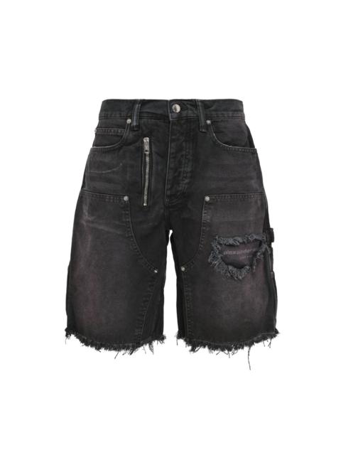 Alexander Wang Mid Rise Carpenter Shorts