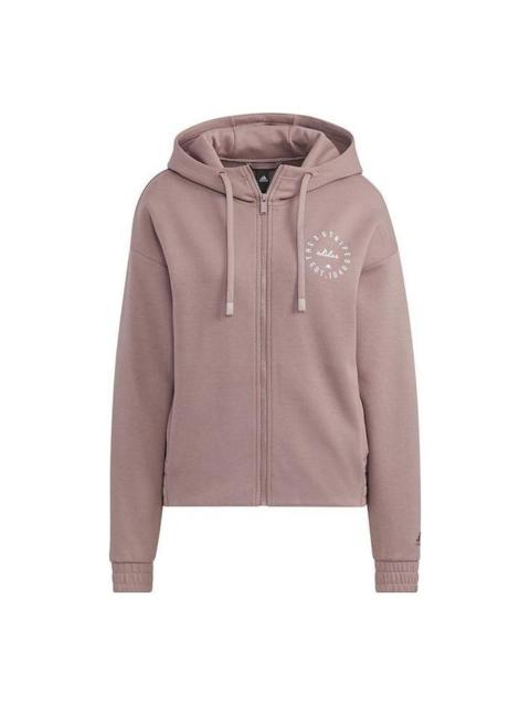 adidas (WMNS) adidas Sport Performance Hoodie 'Pink' HZ7034