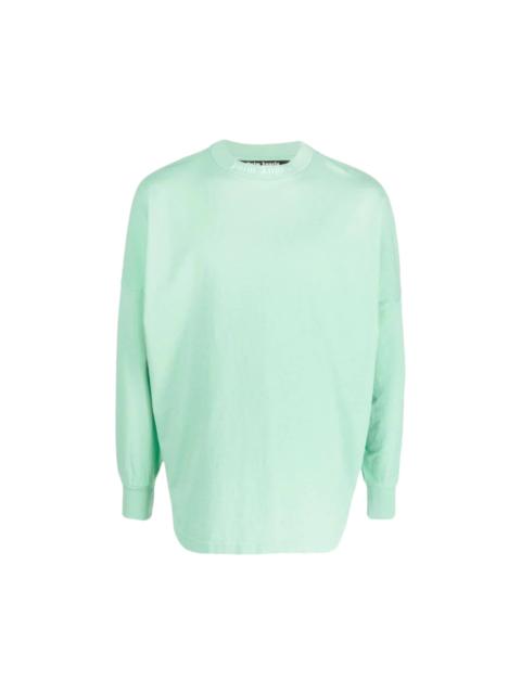 Palm Angels Palm Angels Classic Logo Over Long-Sleeve Tee 'Fluorescent Green'