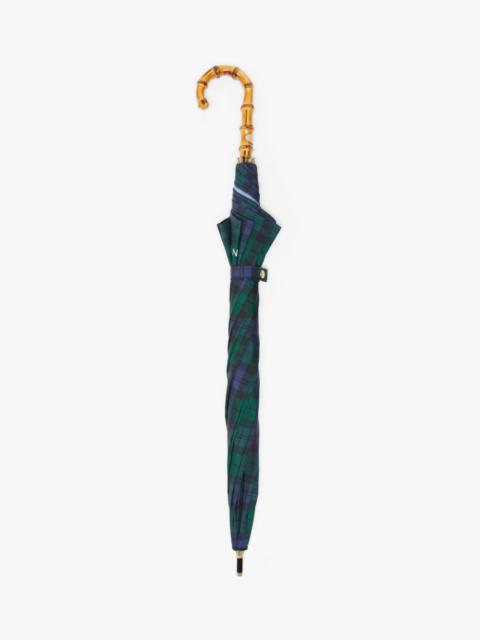 Mackintosh HERIOT BLACK WATCH WHANGEE HANDLE STICK UMBRELLA | ACC-030