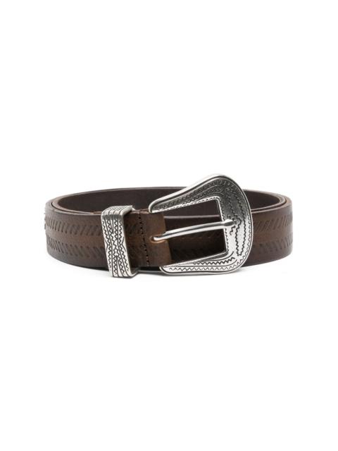 FORTELA Los Angeles studded leather belt