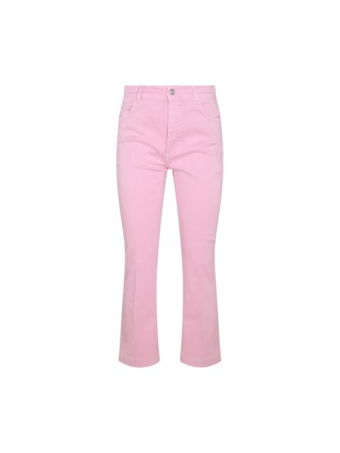 Sportmax pink cotton denim jeans