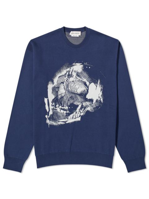 Alexander McQueen Alexander McQueen Intarsia Skull Crew Knit