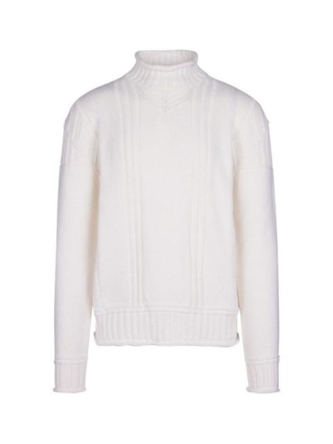 White cashmere Haston sweater
