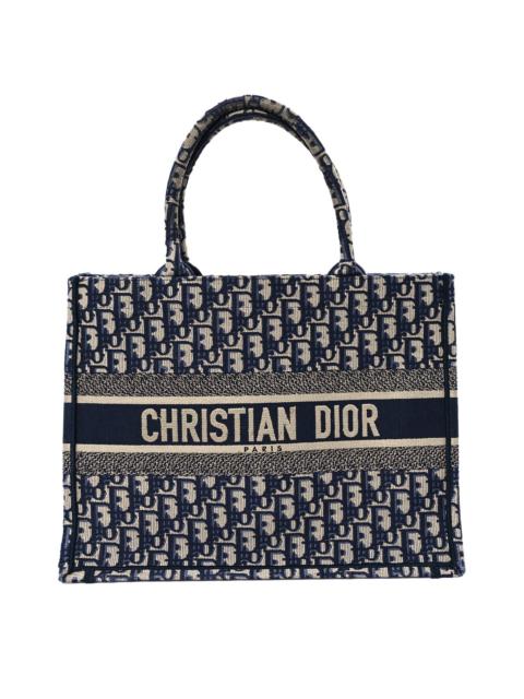 Dior Dior Blue Oblique Canvas Oblique Medium Book Tote (Authentic Pre-Loved)