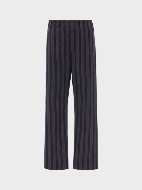 Maison Margiela Striped pyjama cotton trousers