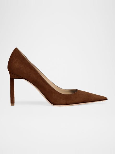 TOM FORD 85mm Suede T-Stiletto Pumps