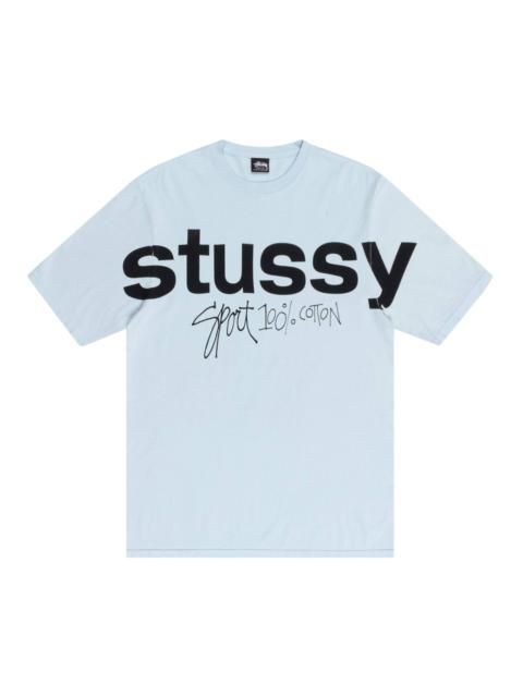 Stussy Sport 100% Pigment Dyed Tee 'Sky Blue'