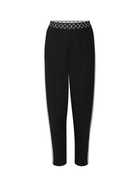 Louis Vuitton Knit Pant With Monogram Band