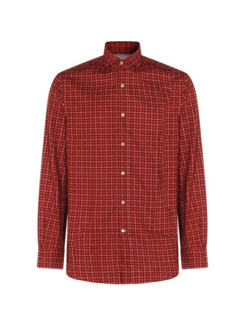 Brunello Cucinelli patterned shirt