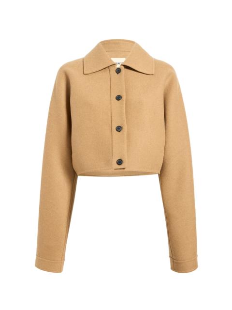 Sue Buttoned Wool Jacket nude