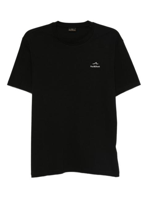 Paul & Shark logo-embroidered cotton T-shirt