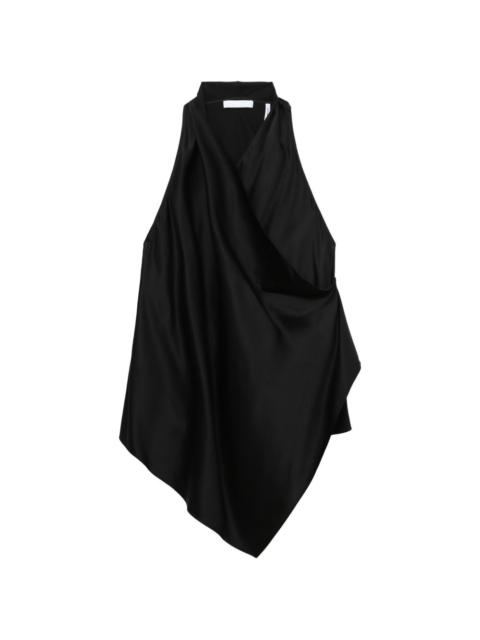 Helmut Lang halterneck silk top