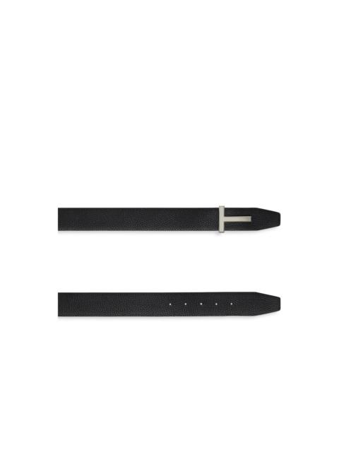 TOM FORD GRAIN LEATHER T ICON BELT