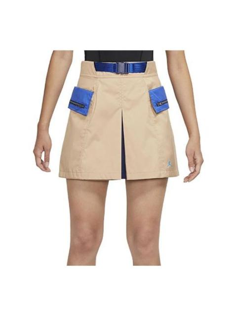 Jordan (WMNS) Air Jordan Next Utility Capsule Sports Short Skirt Khaki DD7092-200
