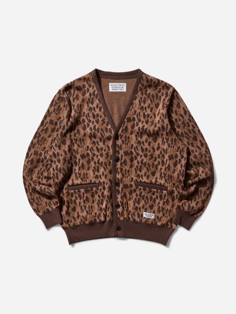 WACKO MARIA LEOPARD MOHAIR CARDIGAN ( TYPE-1) | saintalfred