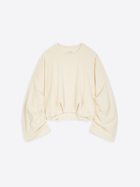 DRAPED SWEATSHIRT