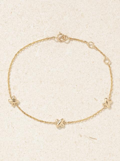 STONE AND STRAND Marks The Spot 14-karat Gold Bracelet