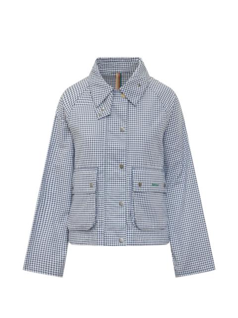 Barbour x Paul Smith gingham-pattern pocket jacket