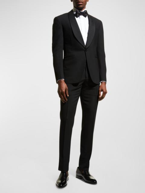 Ralph Lauren Men's Gregory Wool Barathea Shawl Tuxedo