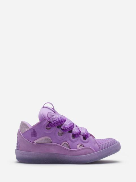 Lanvin LEATHER CURB SNEAKERS