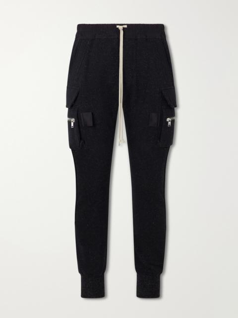 Rick Owens Mastodon Tapered Wool and Cotton-Blend Jersey Sweatpants