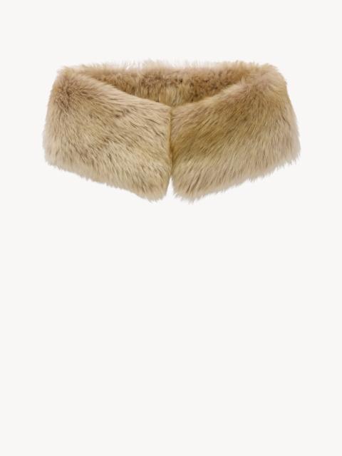SAINT LAURENT SNOOD IN SHEARLING