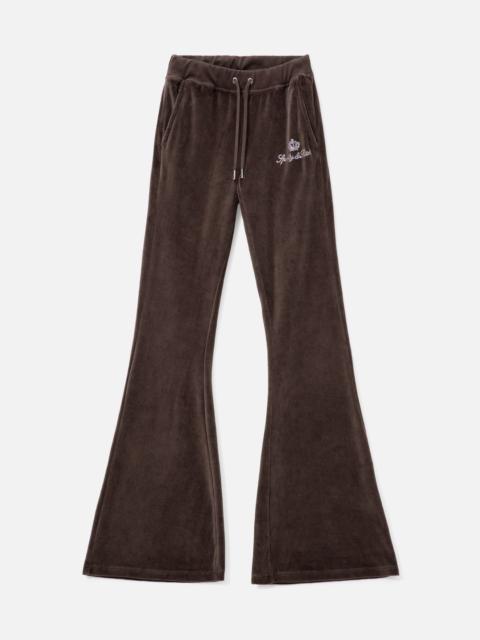Sporty & Rich SPORTY & RICH X JUICY COUTURE SCRIPT VELOUR SWEATPANT
