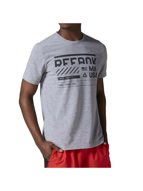 Reebok Workout Ready Supremium Tee "Mid Grey Heather" AY2337