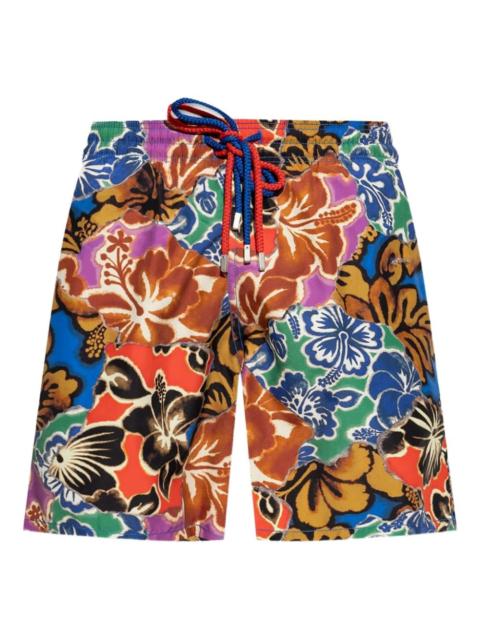Palm Angels x Vilebrequin floral-print swim shorts