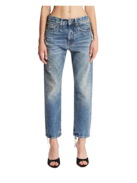 R13 Blue Cropped Jeans