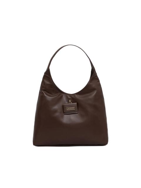 Moschino logo-plaque tote bag