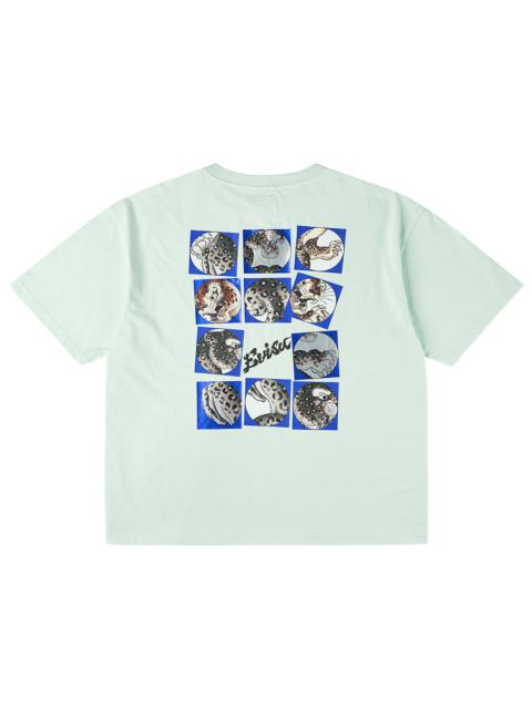 EVISU Leopard Grid Printed T-shirt