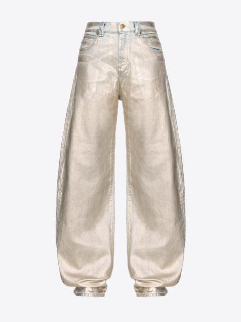 EGG-FIT SHINY DENIM JEANS