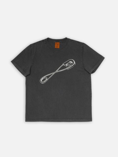 Nudie Jeans Roy Safety Pinfinity T-Shirt Antracite