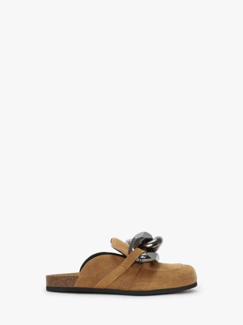 JW Anderson CHAIN LOAFER LEATHER MULES